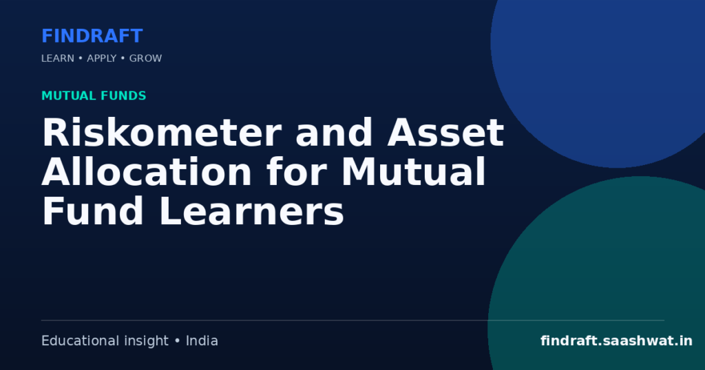 Riskometer and Asset Allocation for Mutual Fund Learners — FinDraft